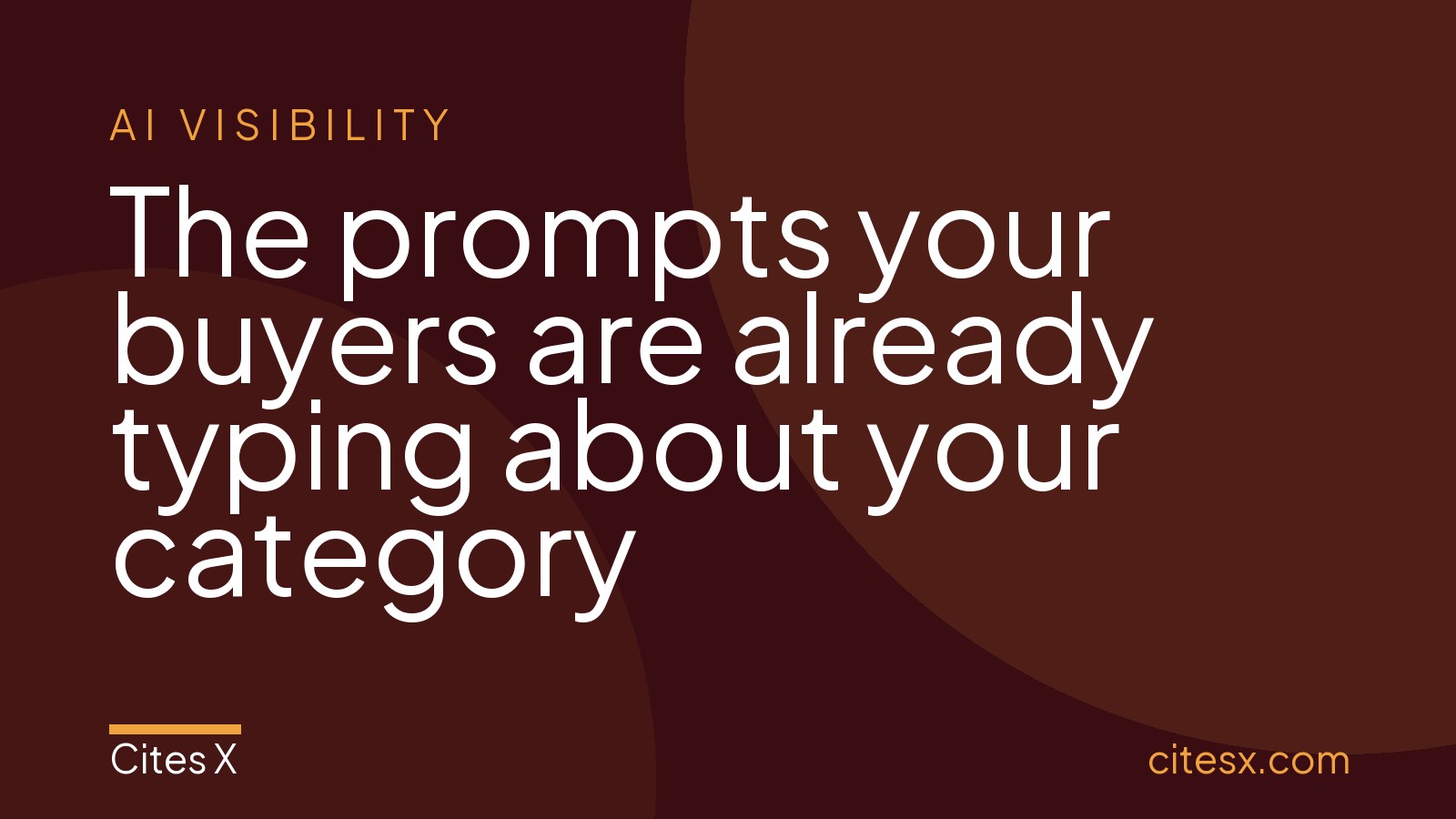 The prompts your buyers are already typing about your category