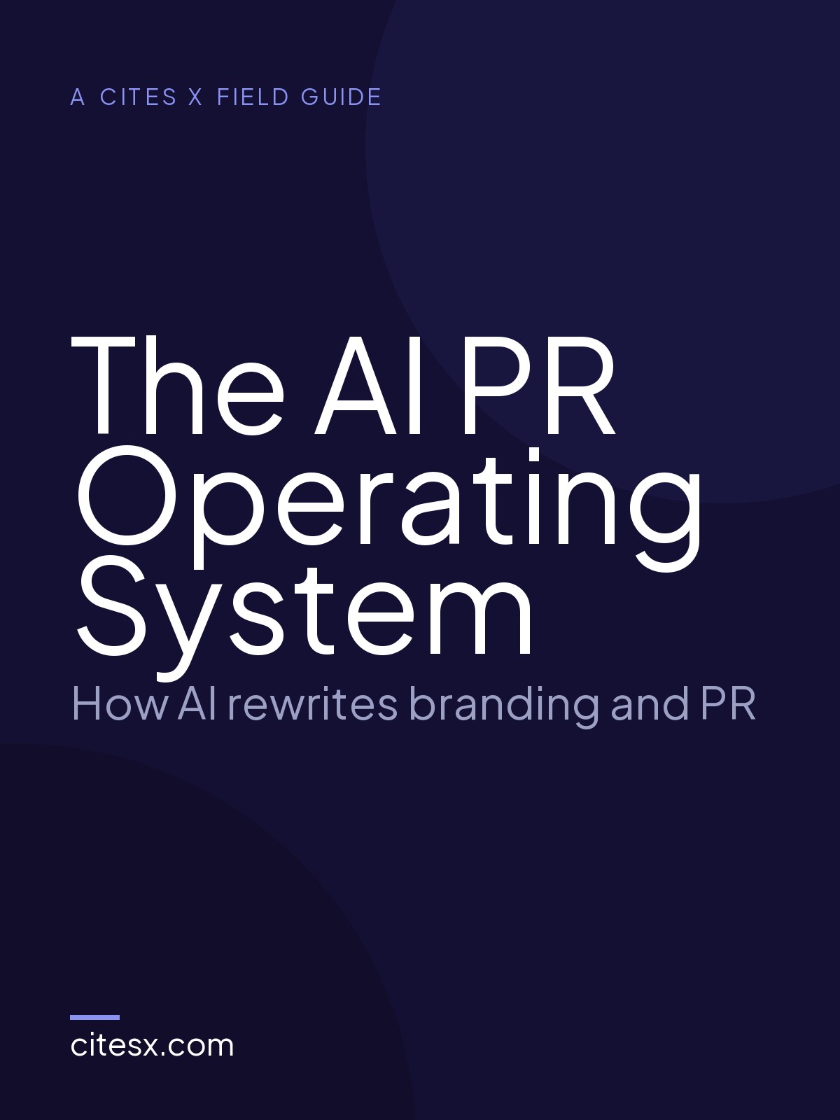 The AI PR Operating System cover