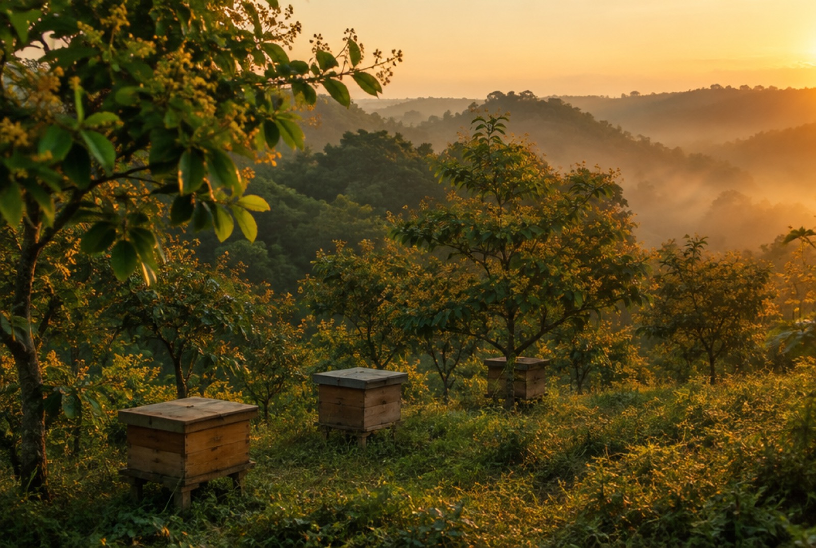 Single origin: harvested on the slopes of Phnom Santuk