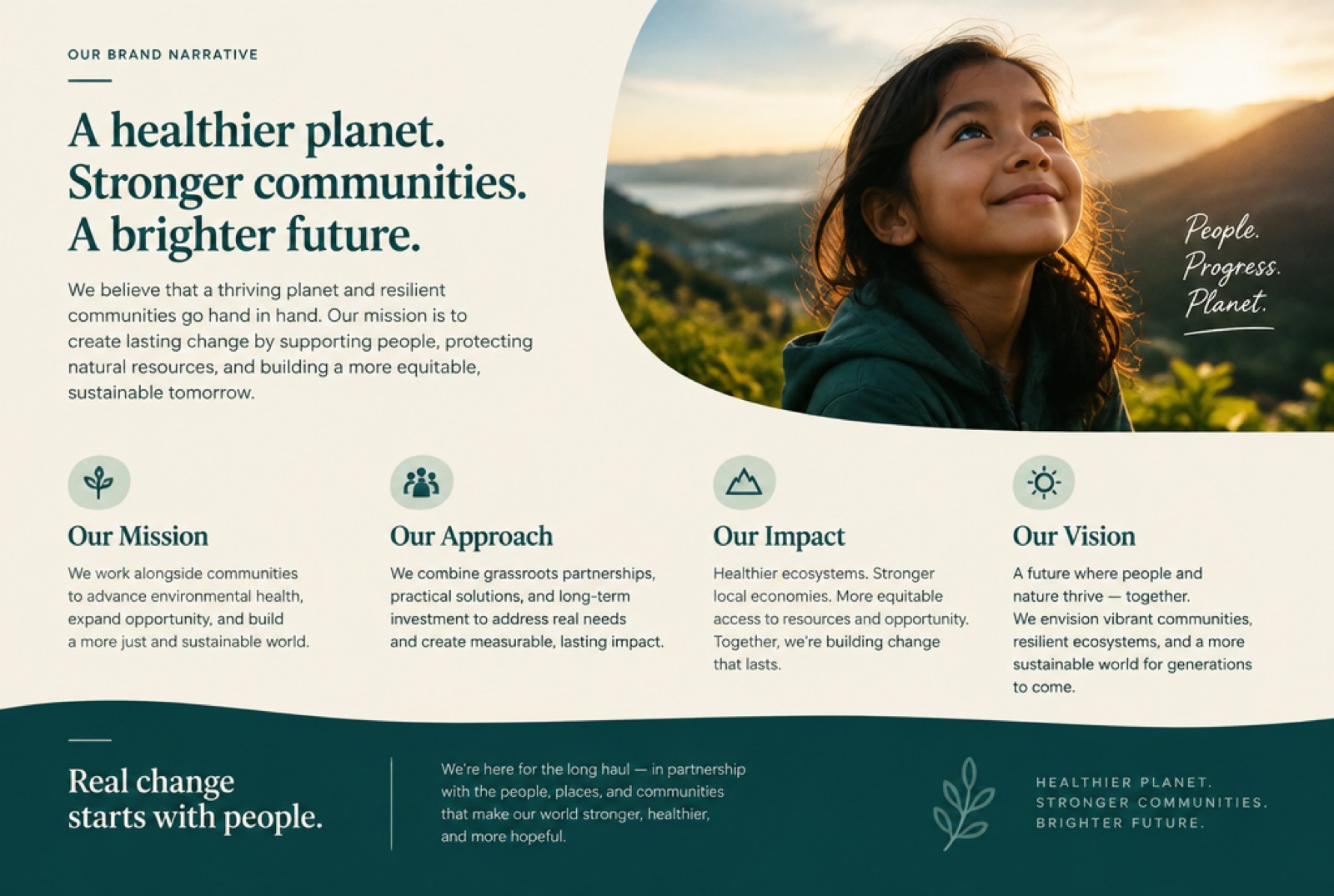 Why we exist, in one page